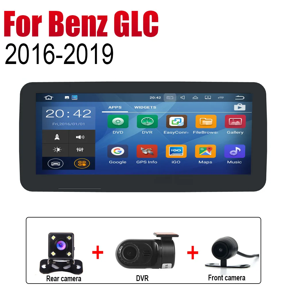 Extre Items TBBCTEE Android 2 Din Авто Радио для Mercedes Benz GLC~ автомобильный мультимедийный плеер gps навигационная система Радио стерео - Цвет: Extre Items