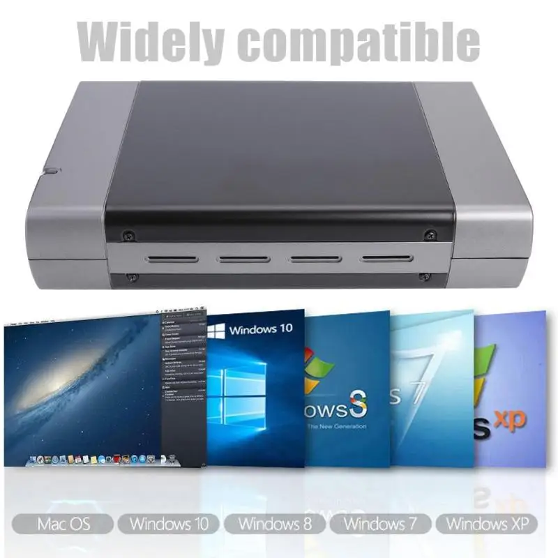 5,25 дюймовый корпус жесткого диска USB3.0 до 3,5 дюймов usb type-B USB-B SATA адаптер 8T Алюминиевый сплав 4,8 Гбит/с внешний корпус HDD