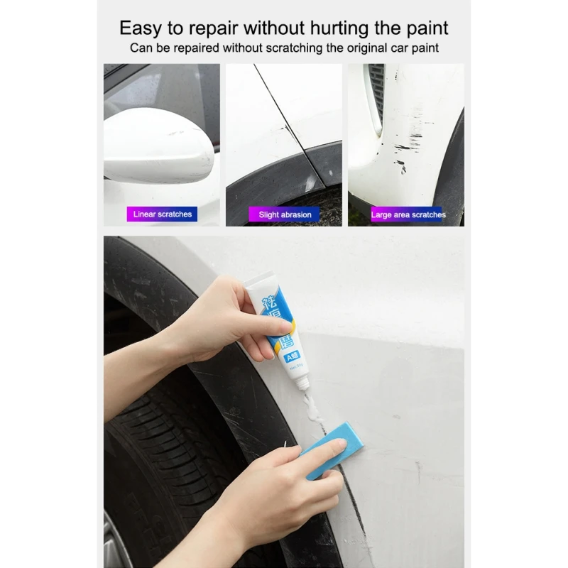 Горячая DIY портативный корпус автомобиля протектор потертости составная паста+ полировка губка для краски автомобиля ремонт царапин