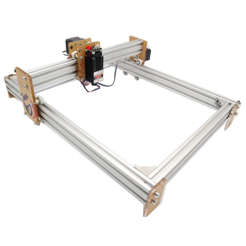 500*400mm GRBL 1.1f CNC Laser Engraver 15W Wood Engraving Machine 12V 5A 2-Axis Laser Cutting Printing Etched Cautery CNC 6550 cnc wood router