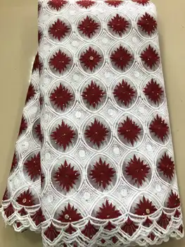 

2020 Latest French Nigerian Lace Fabrics High Quality Tulle African Lace Fabric Wedding Stones French milk silk Lace ALL3928