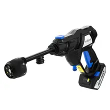 40 В батарея порошкообразная портативная мойка под давлением 70PSI черный ручной пистолет для чистки 960PSI max.1.2 m машина