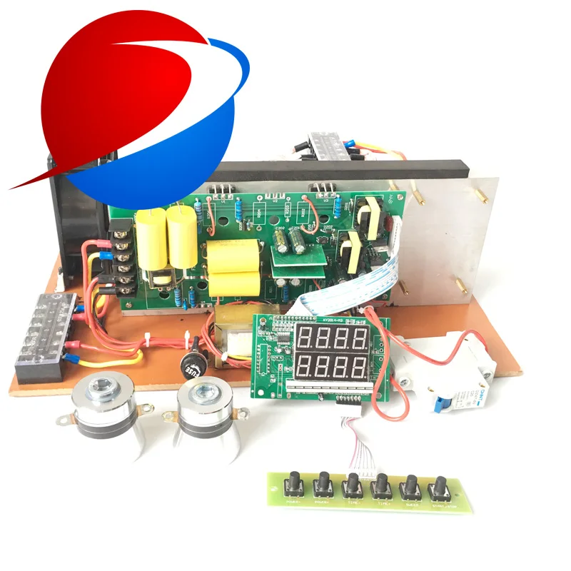 US $580.00 UCE Product 28khz 2400W Economy Type Sweep Frequency Ultrasonic Signal Generator PCB With 24PCS 100W Transducer