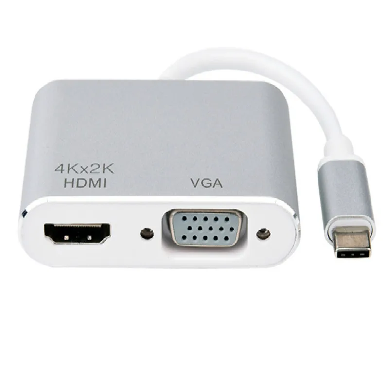 Type-c к Hdmi VGA док-станция Usb C конвертер Ma Book к Hdmi Разъемный адаптер