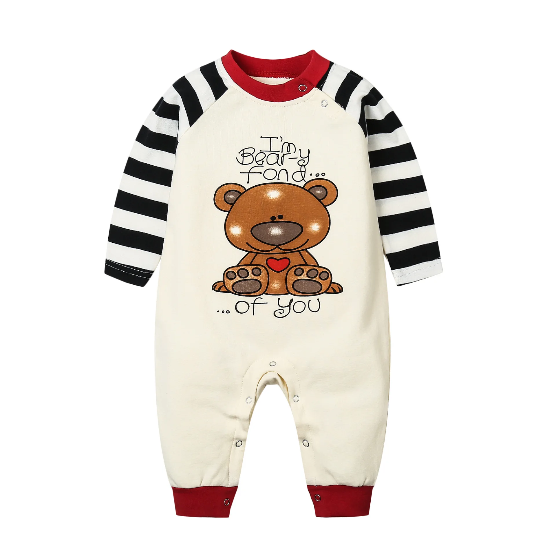 YCWJ-BEAR2 Детские комбинезоны для мальчиков Дисней; комбинезоны для девочек; зимняя детская одежда; roupas bebes; комбинезон для новорожденных; одежда для малышей с Дональдом Даком; Bebes - Цвет: YCWJ-BEAR2