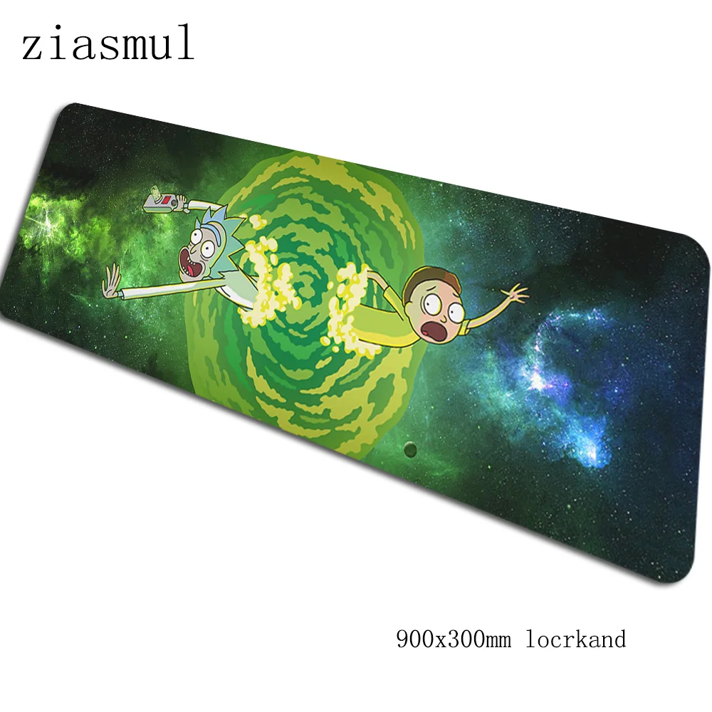 Rick and morty коврик для мыши 900x300x3 мм коврики для мыши подарок для мальчика игровой коврик для мыши геймер Индивидуальные персонализированные коврики для мыши Клавиатура ПК pad - Цвет: Size 900x300x3mm
