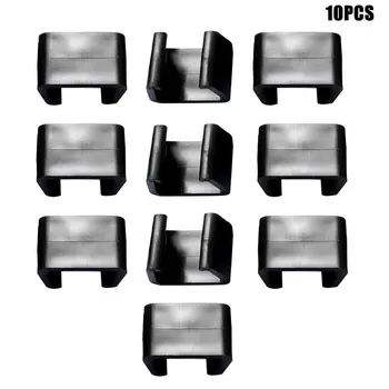 

10pcs Connect Outdoor Patio Couch Fixing Plastic Black Garden Sectional Sofa Wicker Furniture Clips Home Portable Practical