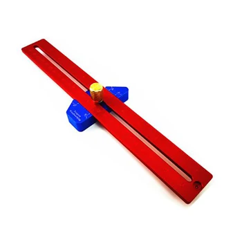 

Woodworking 45/90 Degree Angle Scriber Ruler Hole Ruler T-Shaped Marking Ruler Measuring Ruler Woodworking Tool 300mm