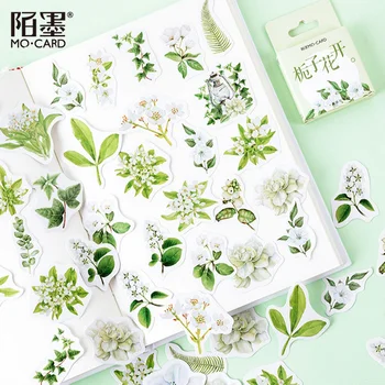 

46 pcs/lot gardenia flower mini paper sticker decoration stickers DIY diary scrapbooking planner label sticker kawaii stationery