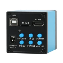 1080P 20MP HDMI USB промышленный видео микроскоп камера C-mount TF видео рекордер ИК пульт дистанционного управления для биологического микроскопа