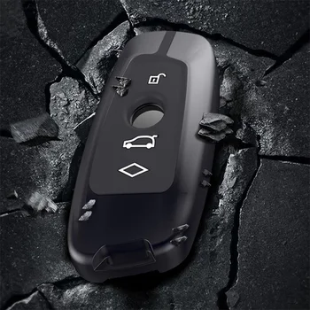 Cover chiate/telecomando per BMW CAS4 F 3 5 7 serie E90 E92 E93 X5 F10 F20 F30 F40 Cover portachiavi 6 Cover chiate/telecomando per BMW CAS4 F 3 5 7 serie E90 E92 E93 X5 F10 F20 F30 F40 Cover portachiavi - Nuova lega 3 4 pulsante Smart Remote Car Key Shell Fob per BMW CAS4 F