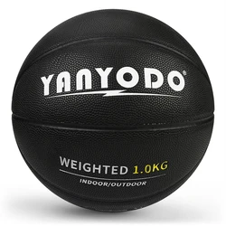Ball Weighted Basketball 1.0 Kg Size 7 Basketbal Training Basketball Wrist Strength Baloncesto Professional PU Wear Resistance