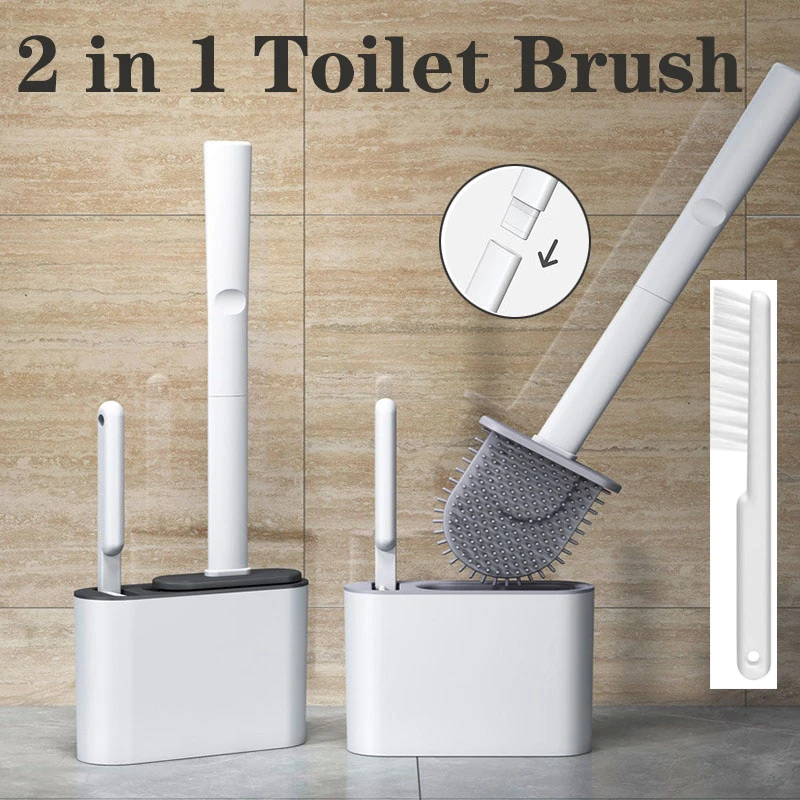 Silicone Toilet Brush. Brush Suspended Wall Mounted 2021春大特価セール！