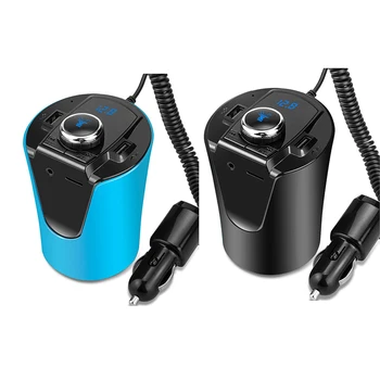 

Wireless Bluetooth FM Transmitter MP3 USB Car Radio Aux Bluetooth Adapter Receiver for Car Phone iPhone Charging Hands-Free Call