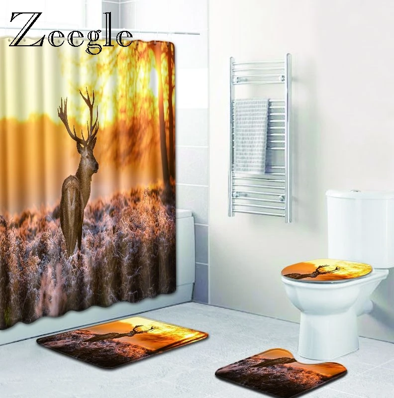 Zeegle современный нескользящий коврик для ванной, коврик для душа, водопоглощающий коврик для ванной комнаты, моющийся и впитывающий мягкий коврик для душа