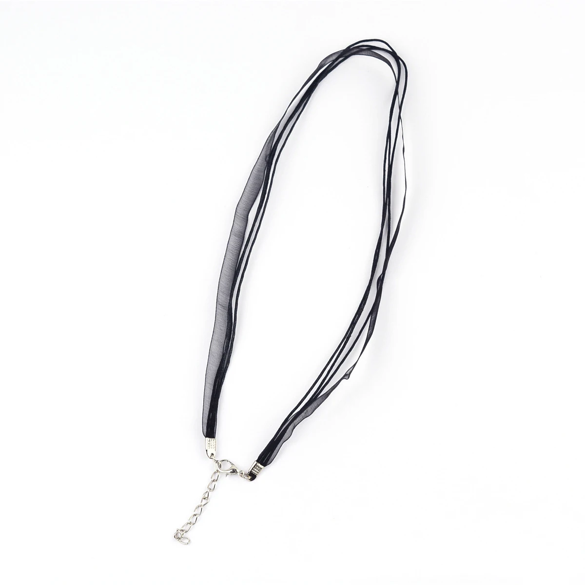 20pcs 45cm Maxi Necklace Collares Collier DIY Chains Pendant Charms Findings Ribbon Lobster Clasp String Cord Jewelry Making|Ювелирная