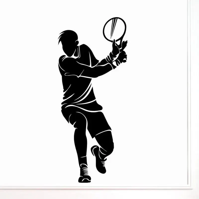 Tennis Sticker Car Window Sports Decal Muurstickers Name Posters Vinyl Wall Decals Parede Decor Mural Tennis Sticker
