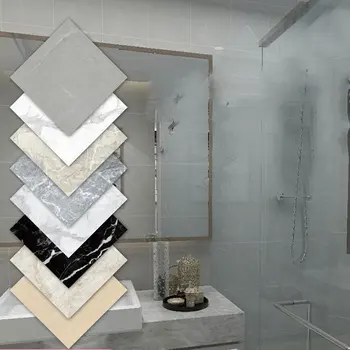 

Waterproof Floor Stickers Self Adhesive Marble Wallpaper Kitchen Wall Decals Home Renovation Diy Wall Floor Decor