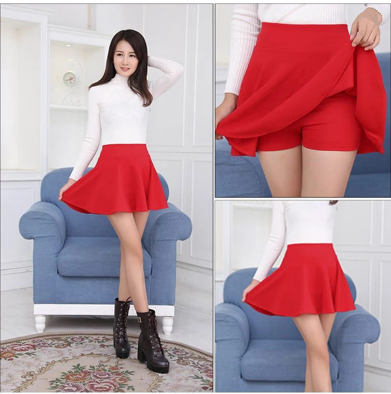 black tennis skirt Black Skirts Womens Plus Size Tutu School Short Skirt Girl Spring Autumn Pleated Shorts Skirts Mini Saia High Waist Faldas Mujer long skirts