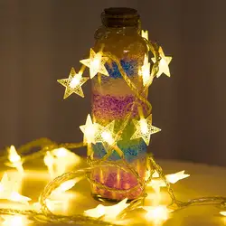 Светодиодный в форме звезды свет светящиеся гирлянды Декоративные Рождественские огни 300 см USB