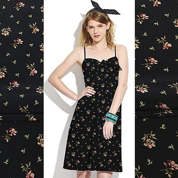 

139cm* 91cm 100% Mature Silk Real Silk Crepe-de-chine Printed Clothing Design Dress Shirt T-shirt DIY Sewing Fabric