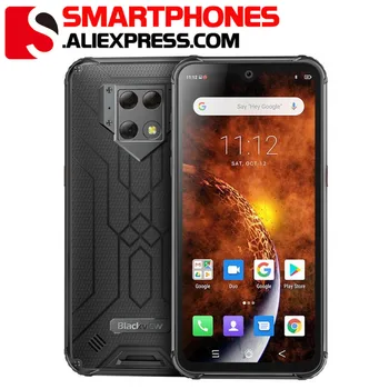 

Blackview BV9800 Helio P70 Android 9.0 6GB+128GB Smartphone 48MP Rear Camera IP68 Waterproof 6580mAh 6.3" FHD Mobile Phone