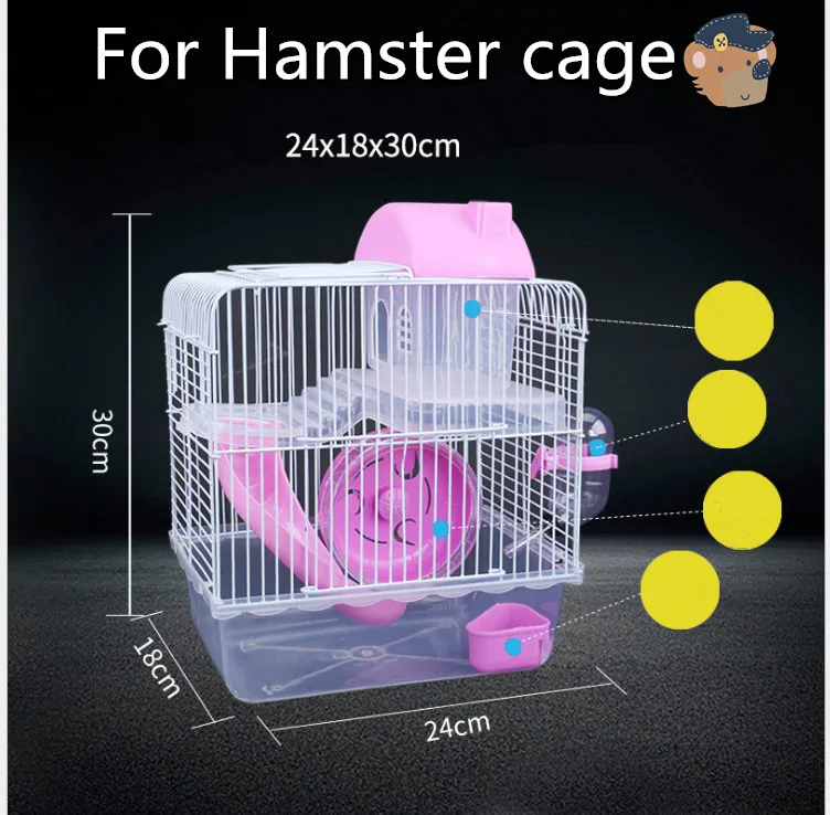 Модные аксессуары для домашних животных, клетка для хомяка, Алиса, бочонок, хомяк, дом, труба, товары для домашних животных, хомяк, 1pz - Цвет: Pink