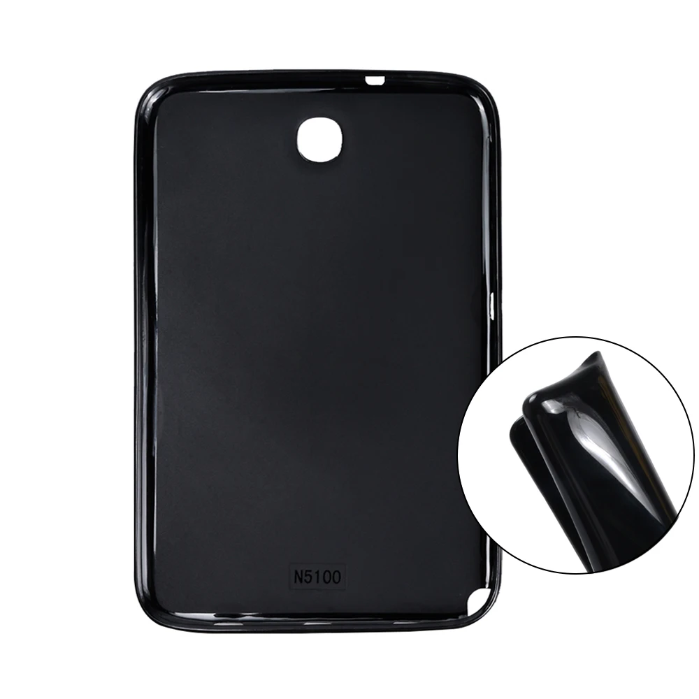 

Case For Samsung Galaxy Note 8.0 GT-N5100 N5110 N5120 8.0" Soft Silicone Protective Shell Shockproof Tablet Cover Bumper Funda