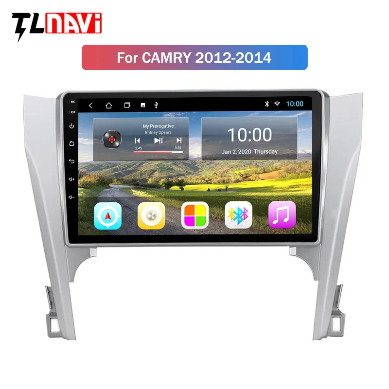 Автомагнитола для Toyota Camry 2 Гб ОЗУ 8 50 55 2012-2014 Android 10 радио проигрыватели