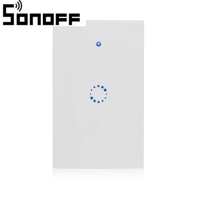 

Sonoff T1 US 1 Gang Wifi Wall Switch Wireless Remote Light Relay App Touch Control Wifi Smart Switch Work with Alexa