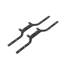 Applicable à MN Modèle 1:12RC Voiture D90 D91 99S Mise À Niveau Modification Pièces En Fiber De Carbone Faisceau Faisceau Principal Paire Noir 