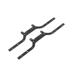 Applicable à MN Modèle 1:12RC Voiture D90 D91 99S Mise À Niveau Modification Pièces En Fiber De Carbone Faisceau Faisceau Principal Paire Noir 