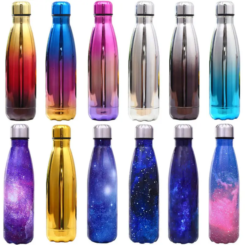 500ML Water Bottle Vacuum Insulated Thermal Metal Sports Chilly Flask/warm cup | Дом и сад