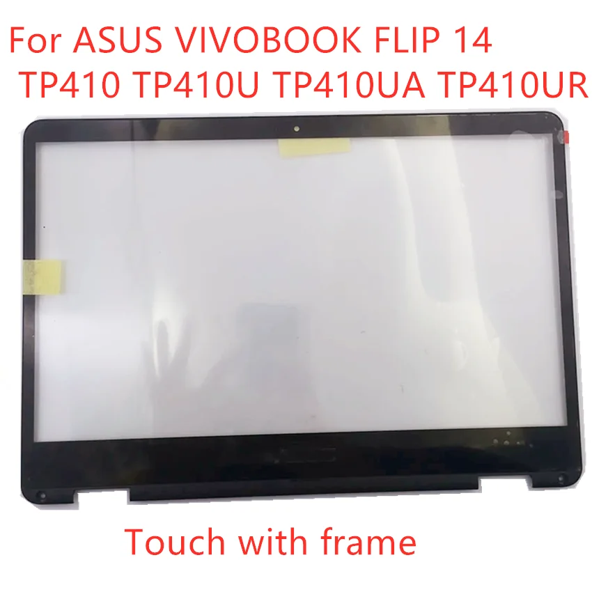 

Бесплатная доставка Оригинальная 14 ''Замена для ноутбука ASUS VivoBook Flip 14 TP410UA TP410U TP410 сенсорная стеклянная панель Замена