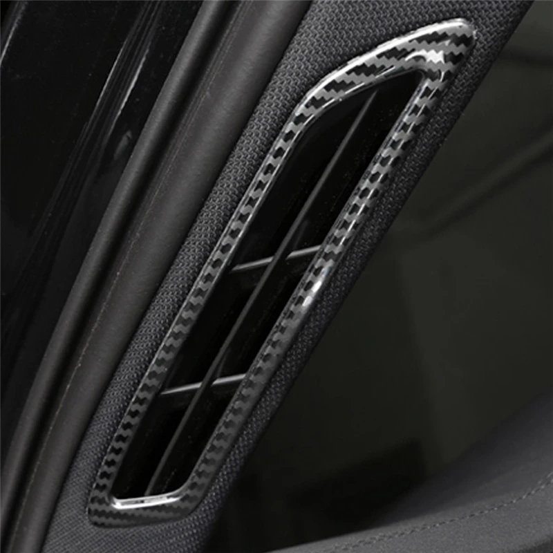 Для Audi A6 C8, автомобильный Стайлинг, передняя Колонка A/C, вентиляционная панель, накладка, рамка, наклейка, аксессуары для интерьера