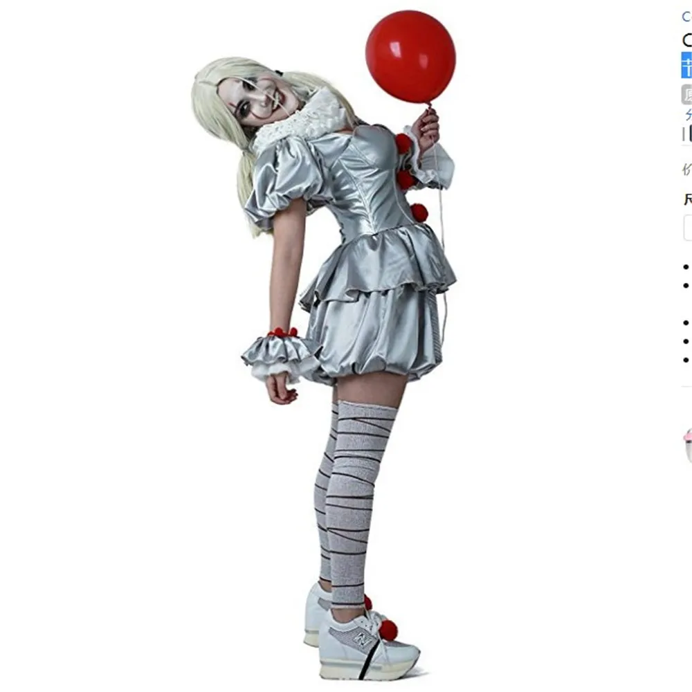 

2019 Stephen King's It: Chapter Two Pennywise Cosplay Costume Adult Unisex Clown Halloween Costumes