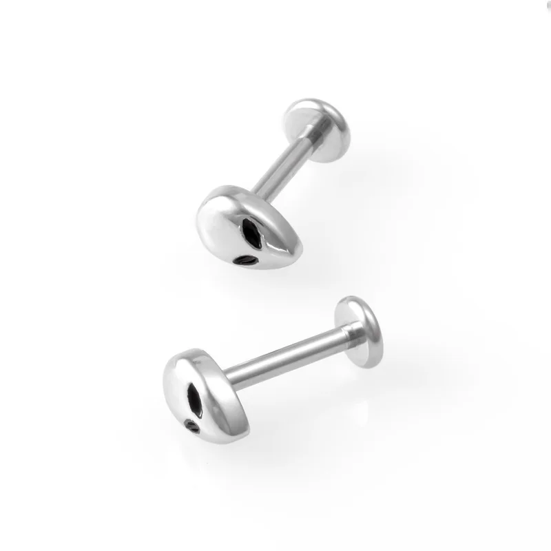 1 шт., кольцо для губ Alien Labret из нержавеющей стали с внутренней резьбой, ушной хрящ, спиральная Шпилька, пирсинг для ушей, женские Украшения для тела