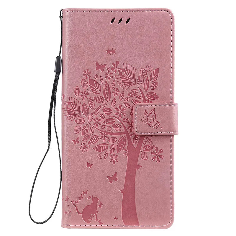 Pink-Tree Чехол для iPhone 6 для телефона 6s 7 8 Plus чехлы-бумажники для iPhone XI R Max XI R XS флип-Обложка X S MAX Fundas - Цвет: Pink-Tree