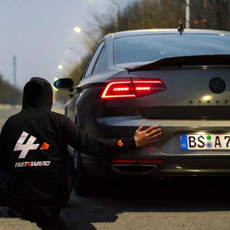 Для Volkswagen Passat B7 спойлер 2012- Passat высокое качество углеродного волокна/Материал FRP заднего крыла автомобиля R стиль задний спойлер