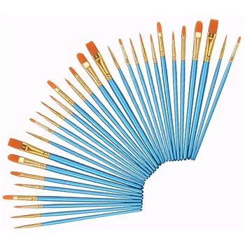 

30Pcs Paint Brushes Watercolor Brushes Art Paint Brush Set for Kids and Adults to Create Art Paint