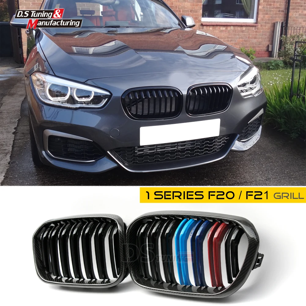 F20 LCI Замена углеродное волокно капюшон решетка для bmw обновленной F21 120i 118i 116i 116d