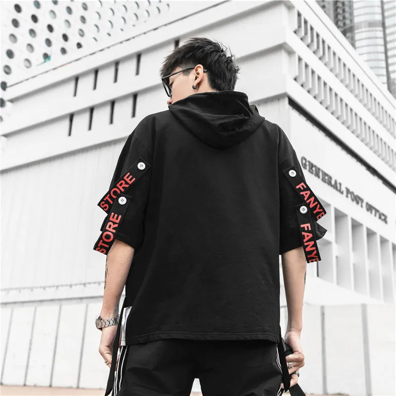 2020 летняя корейская мода Harajuku с короткими рукавами Слитная уличная одежда в