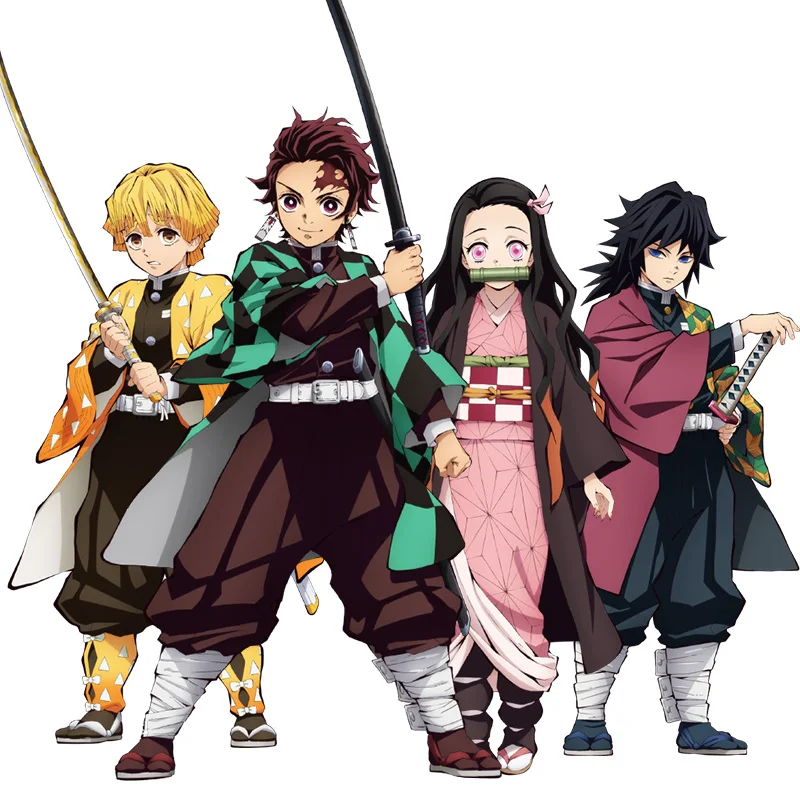 

anime Kimetsu No Yaiba Demon Slayer Cosplay Costume Kamado Tanjirou Nezuko Agatsuma Zenitsu Tomioka Anime Uniform Costume ZH099