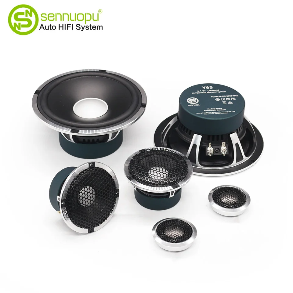 Sennuopu SK-8 6 Inch Automotive Twitter Car Hifi Speaker Set Bass Tweeters Loudspeaker Sound Active Subwoofer in the Car 16 Cm