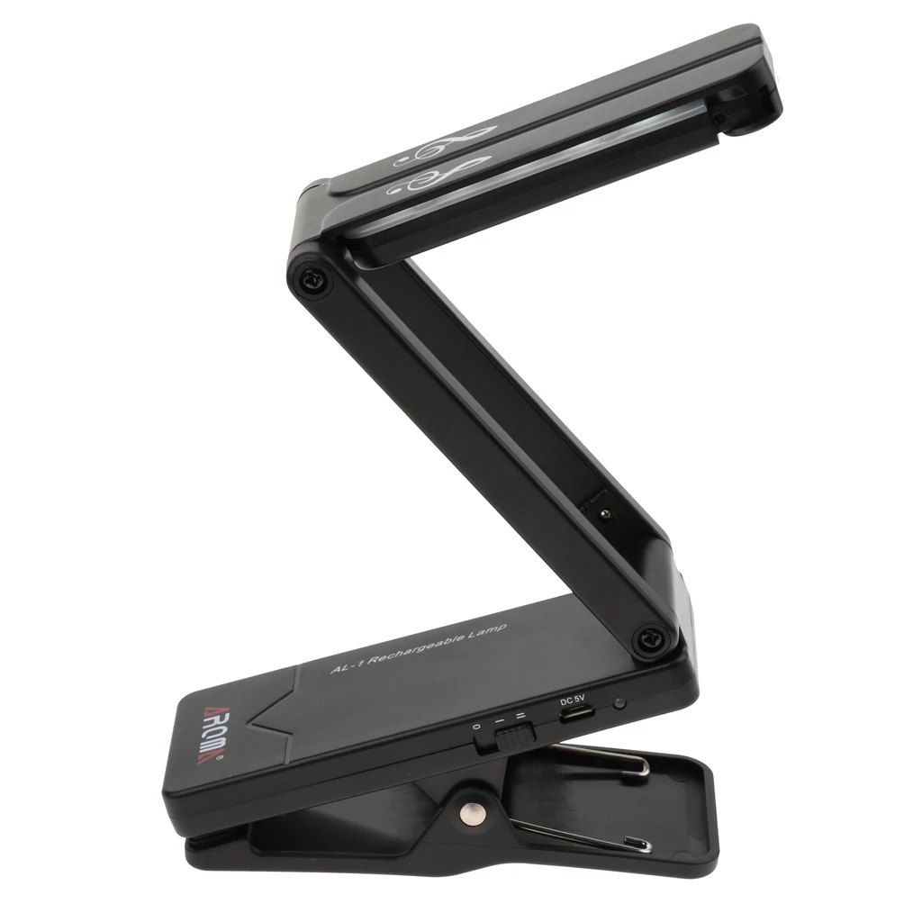 

Foldable Music Lamp LED Adapter Lamp Light w/USB Cable for Piano Practice 19.5x1.4cm