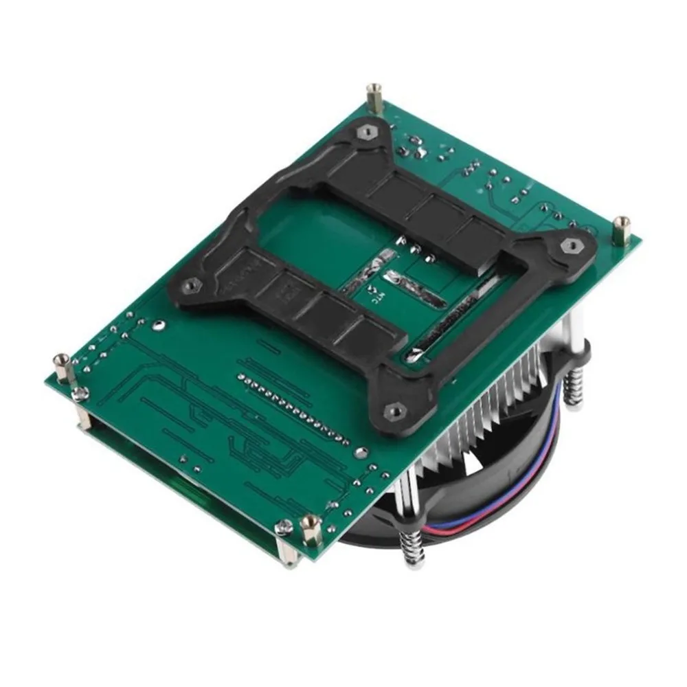 150W 1602 ЖК-дисплей дисплей Электронный нагрузочный модуль 60V 10A Батарея разрядки Ёмкость тестер охлаждающий вентилятор с температурным дисплеем