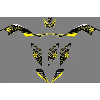 

Full Graphics Decals Stickers Motorcycle Background Custom Number 3M For YAMAHA RAPTOR 700R 2006 2007 2008 2009 2010 2011 2012