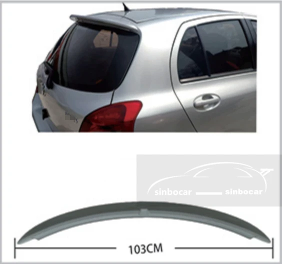 Paint Rear Roof Spoiler Deflector Wing For Toyota Yaris 2008 2009 2010 Lip Trim | Автомобили и мотоциклы