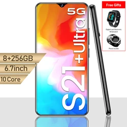 Smartphone S21 Ultra 4G/5G, Version globale, 16 go de RAM, 512 go de ROM, double Sim, téléphone portable déverrouillé 