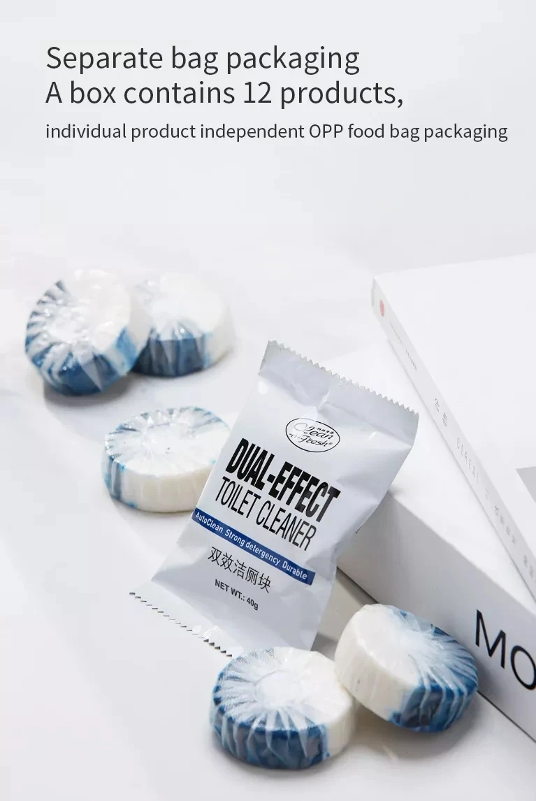 Xiaomi Clean-n-fresh Double-effect Deodorizing Cleaning Toilet Block Independent Water-soluble Film Packaging Anionic Active Fac (5)